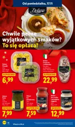 Gazetka promocyjna Lidl - GAZETKA - Gazetka - ważna od 19.11 do 19.11.2025 - strona 42 - produkty: Sos, Carpaccio, Sos pomidorowy, Pesto