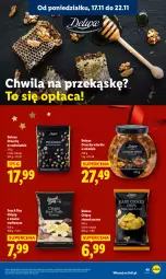 Gazetka promocyjna Lidl - GAZETKA - Gazetka - ważna od 19.11 do 19.11.2025 - strona 45 - produkty: Orzechy włoskie, Orzechy w czekoladzie, Chipsy