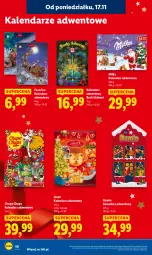 Gazetka promocyjna Lidl - GAZETKA - Gazetka - ważna od 19.11 do 19.11.2025 - strona 50 - produkty: Chupa Chups, Lindt, Milka, Kalendarz, Kalendarz adwentowy, Fa