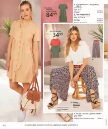 Gazetka promocyjna Bonprix - STYLOWO LATEM! - Gazetka - ważna od 09.10 do 09.10.2021 - strona 78 - produkty: Sandał, Kosz, Wełna, Spodnie, Cappuccino, Sukienka