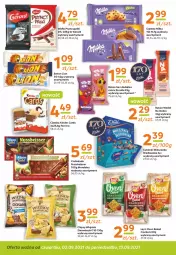 Gazetka promocyjna Gama - Gazetka Gama - Gazetka - ważna od 13.09 do 13.09.2021 - strona 4 - produkty: Ciastka, Ser, Pur, Cukier, Dr Gerard, Chipsy, Lion, Czekolada, Ferrero, Baton, Cukierki, Kinder, Milka, Mieszanka wedlowska