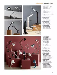 Gazetka promocyjna Castorama - Katalog Dekoracje 2021 - Gazetka - ważna od 31.12 do 31.12.2021 - strona 67 - produkty: Ser, Gin, Biurko, Lampa, Lampa wisząca