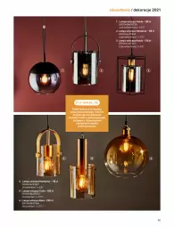 Gazetka promocyjna Castorama - Katalog Dekoracje 2021 - Gazetka - ważna od 31.12 do 31.12.2021 - strona 75 - produkty: Lampa podłogowa, Lampa, Lampa stołowa, Lampa wisząca