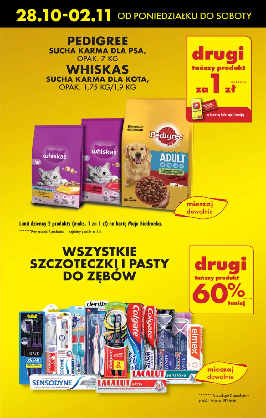 Gazetka promocyjna Biedronka - Od Poniedziałku - ważna 28.10 do 02.11.2024 - strona 15 - produkty: Pedigree, Sucha karma