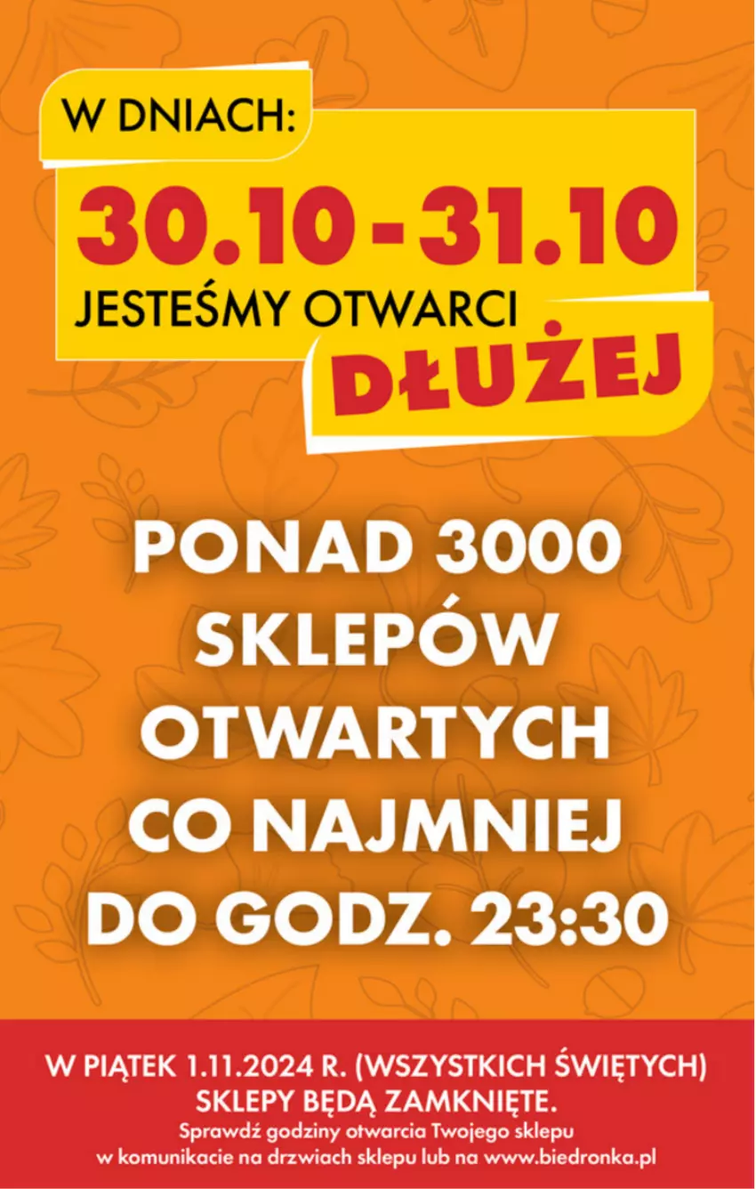 Gazetka promocyjna Biedronka - Od Poniedziałku - ważna 28.10 do 02.11.2024 - strona 2