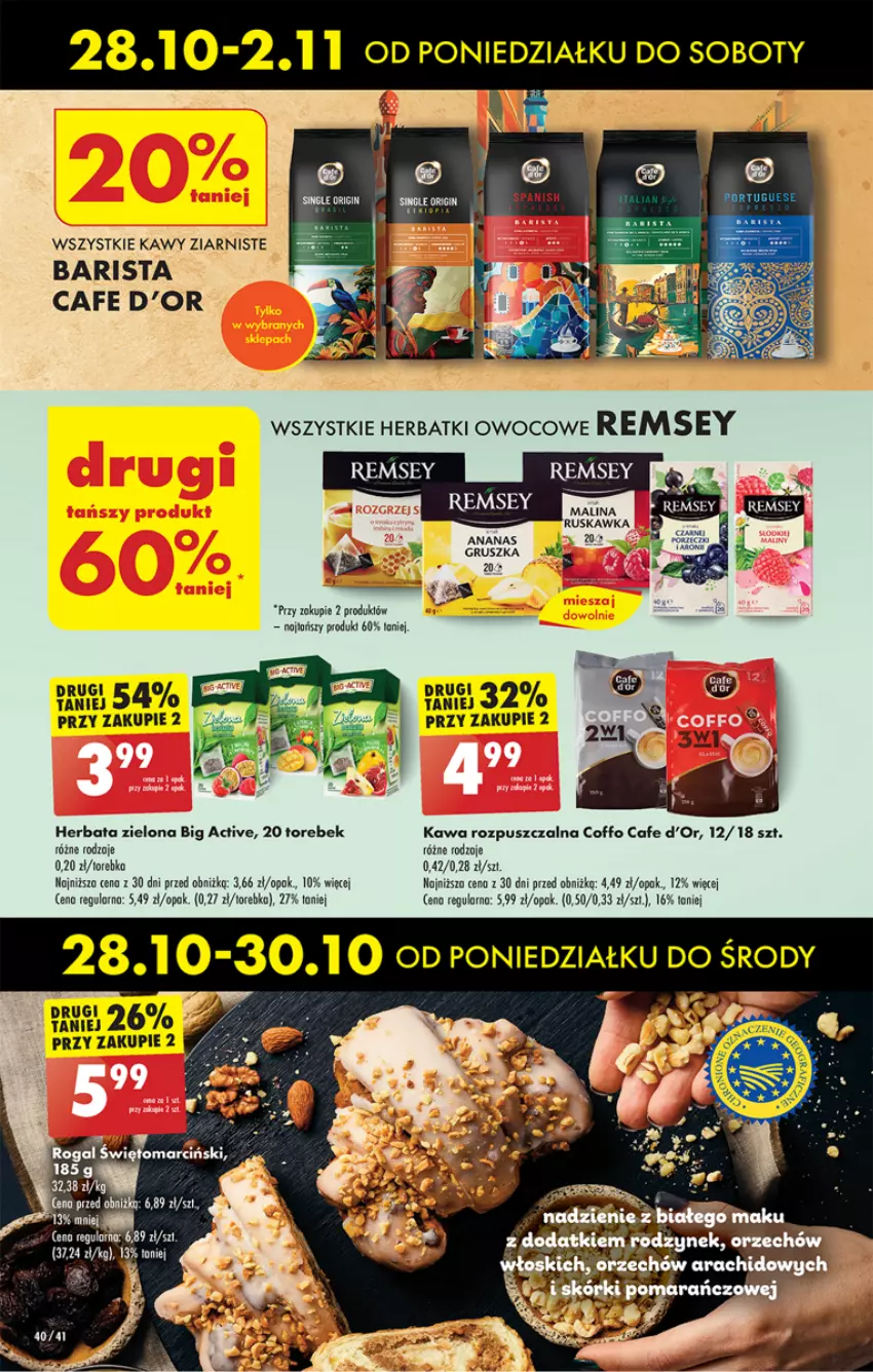 Gazetka promocyjna Biedronka - Od Poniedziałku - ważna 28.10 do 02.11.2024 - strona 50 - produkty: Ananas, Herbata, Kawa, Kawa rozpuszczalna, Torebka