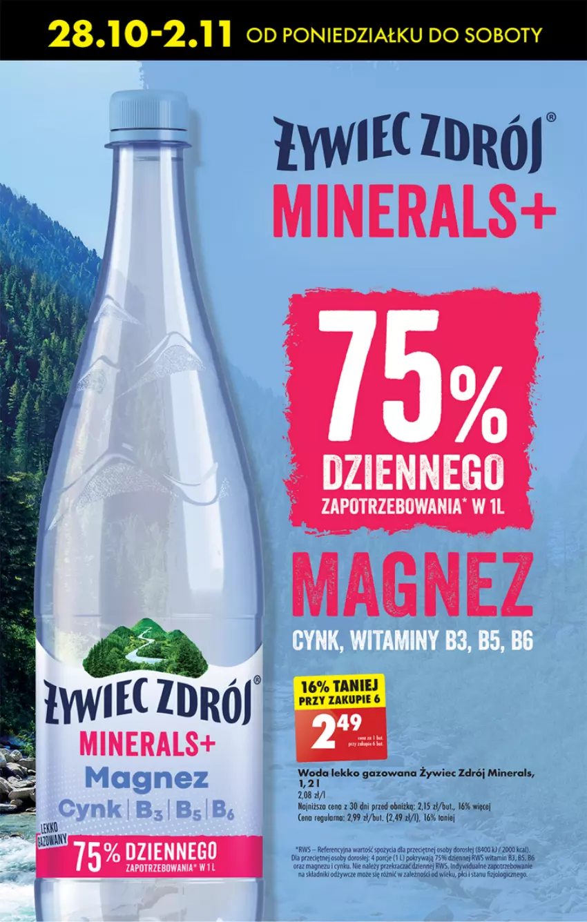 Gazetka promocyjna Biedronka - Od Poniedziałku - ważna 28.10 do 02.11.2024 - strona 60 - produkty: Cynk, Magnez, Pokrywa, Por, Woda