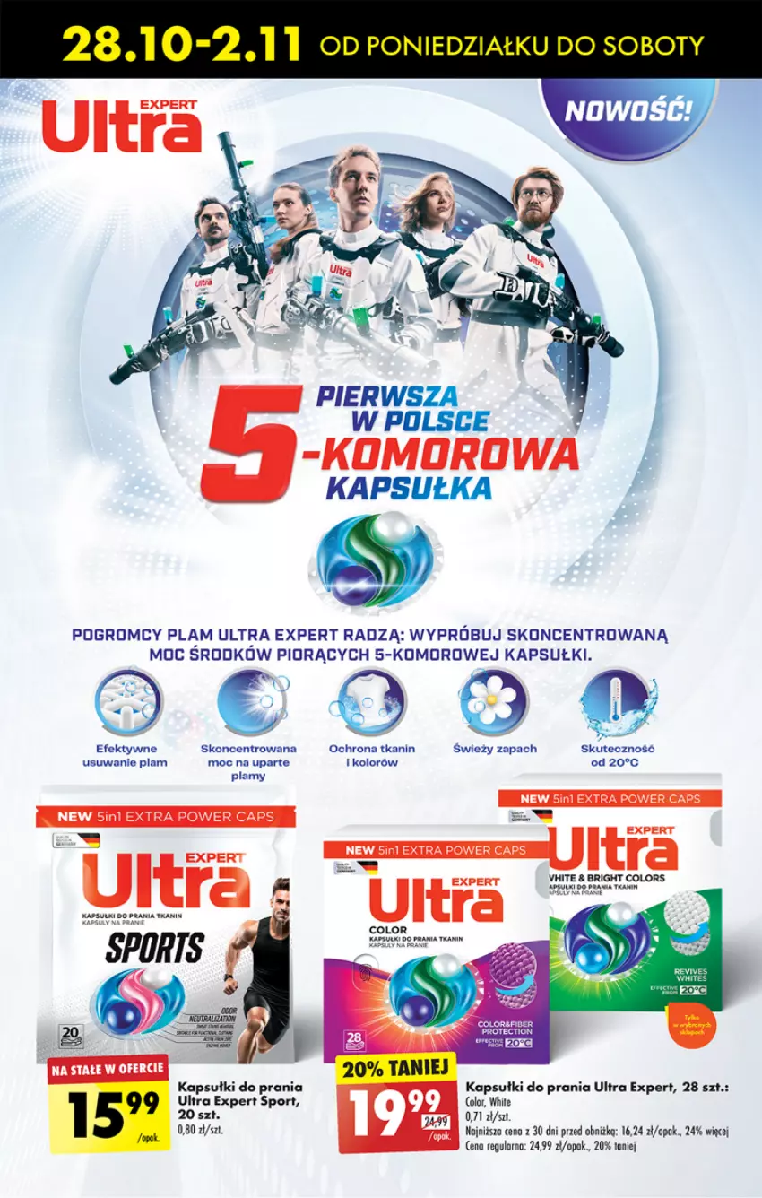 Gazetka promocyjna Biedronka - Od Poniedziałku - ważna 28.10 do 02.11.2024 - strona 76 - produkty: Kapsułki do prania, Por, Sport