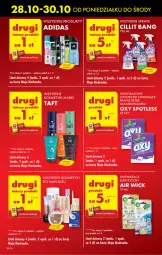 Gazetka promocyjna Biedronka - Od Poniedziałku - Gazetka - ważna od 02.11 do 02.11.2024 - strona 14 - produkty: Makijaż, Body, Adidas, Cillit Bang, Taft, Chusteczki, Fa