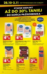 Gazetka promocyjna Biedronka - Od Poniedziałku - Gazetka - ważna od 02.11 do 02.11.2024 - strona 44 - produkty: Kurczak, Salami, Parówki, Parówki z szynki, Kiełbasa podwawelska, Tera, Wawel, Szynka, Kiełbasa