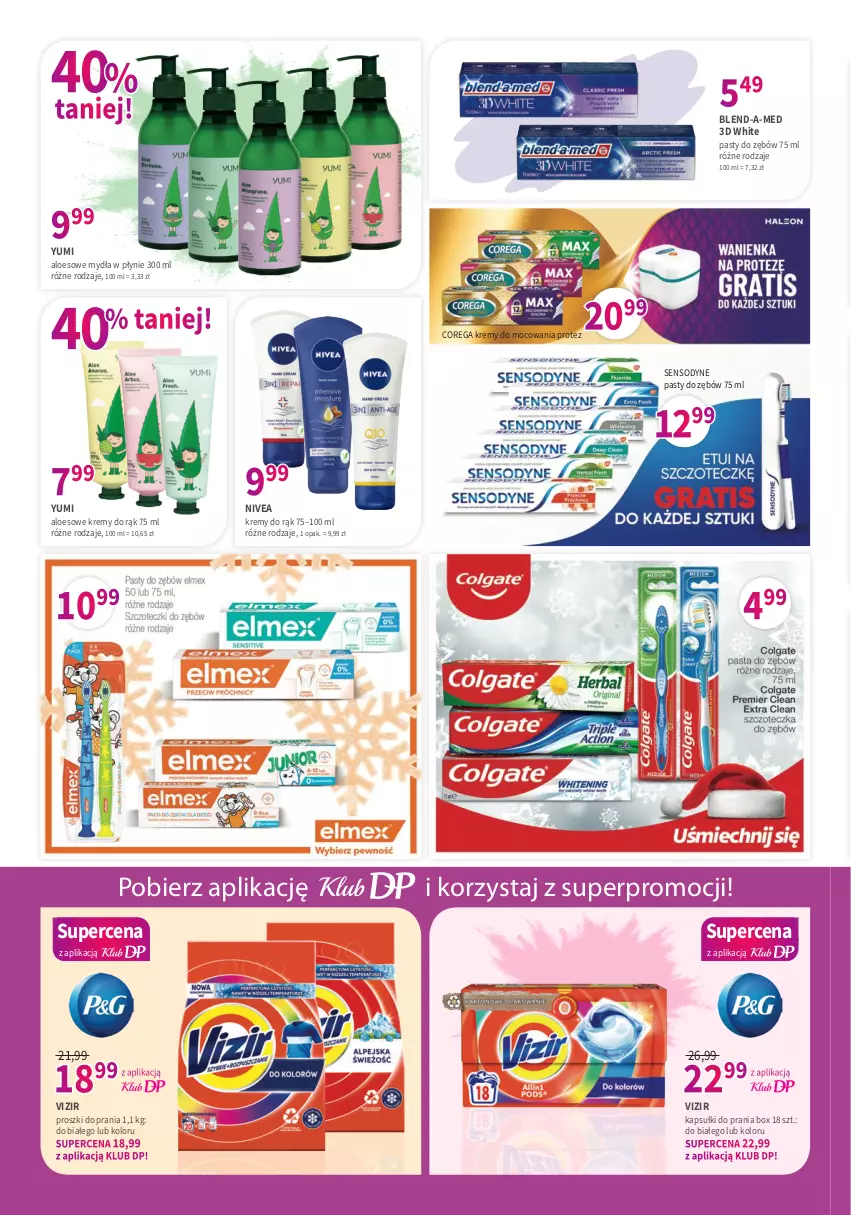 Gazetka promocyjna Drogerie Polskie - Gazetka - ważna 12.01 do 31.01.2024 - strona 6 - produkty: Blend-a-Med, Corega, Kapsułki do prania, Nivea, Sensodyne, Vizir