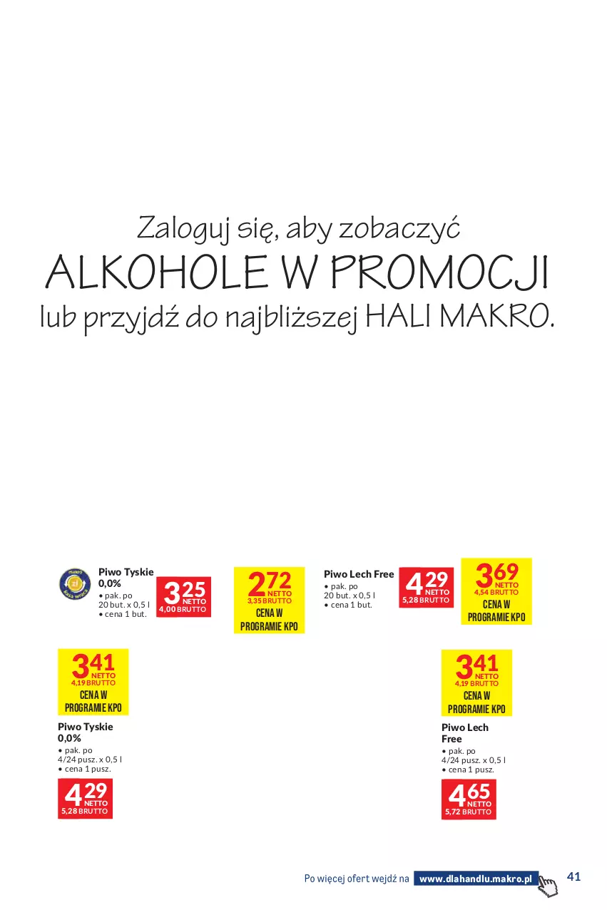 Gazetka promocyjna Makro - Dystrybucja do sklepów - ważna 29.09 do 26.10.2026 - strona 41 - produkty: Alkohole, Gra, JBL, Lech Premium, Pilsner Urquell, Piwo, Tyskie
