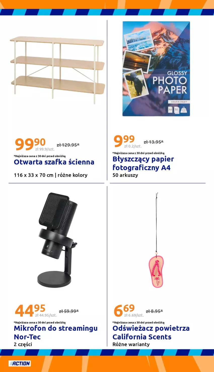 Gazetka promocyjna Action - Gazetka tydzień 37 2026 - ważna 09.09 do 15.09.2026 - strona 32 - produkty: Gra, Koc, Mikrofon, Odświeżacz powietrza, Papier, Szafka