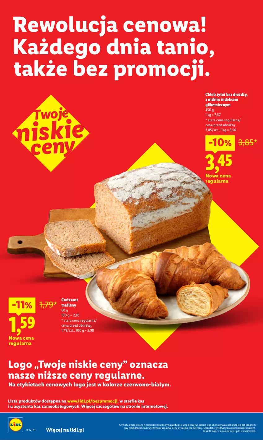 Gazetka promocyjna Lidl - Gazetka ważna od 10.09 do 12.09 - ważna 10.09 do 12.09.2026 - strona 12 - produkty: Chleb, Croissant