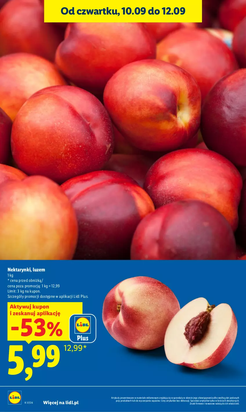 Gazetka promocyjna Lidl - Gazetka ważna od 10.09 do 12.09 - ważna 10.09 do 12.09.2026 - strona 20 - produkty: Nektar