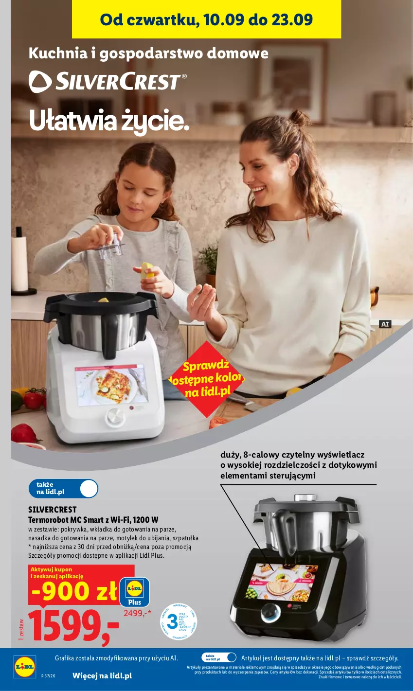 Gazetka promocyjna Lidl - Gazetka ważna od 10.09 do 12.09 - ważna 10.09 do 12.09.2026 - strona 34 - produkty: Gra, Grafika, Kuchnia, Robot, Silvercrest, Sok, Szpatułka