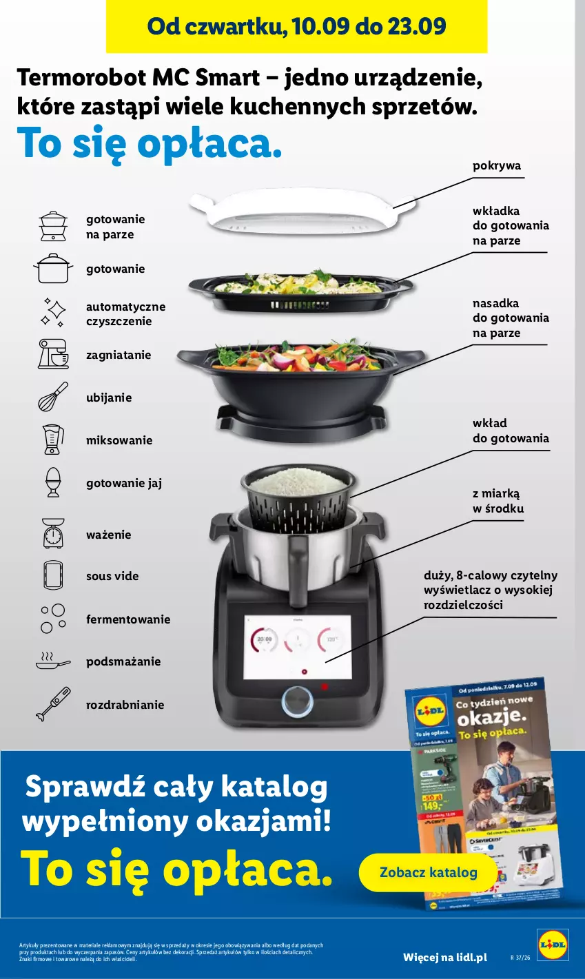 Gazetka promocyjna Lidl - Gazetka ważna od 10.09 do 12.09 - ważna 10.09 do 12.09.2026 - strona 35 - produkty: Gra, Grafika, Pokrywa, Por, Robot, Sok