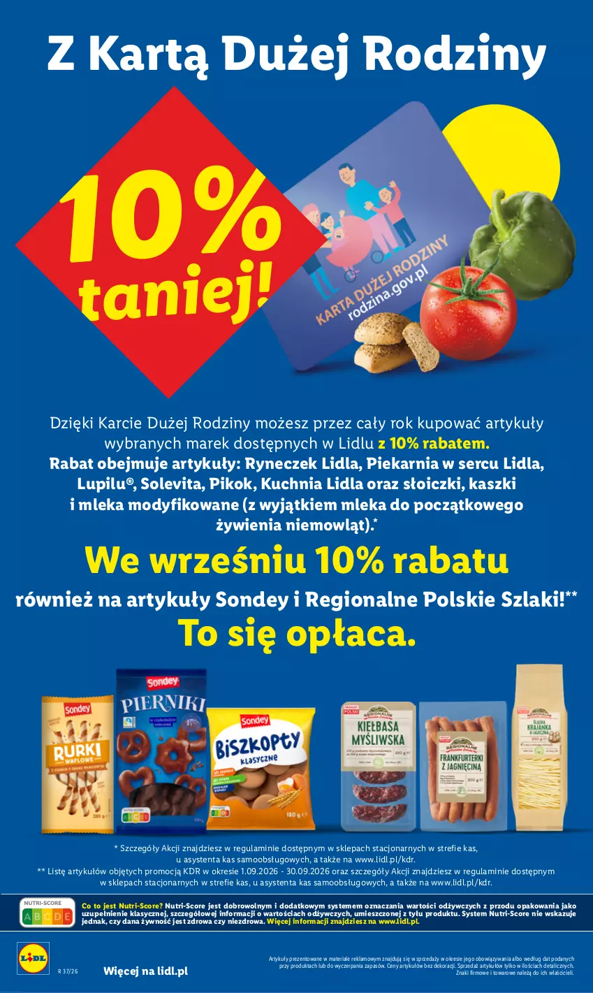 Gazetka promocyjna Lidl - Gazetka ważna od 10.09 do 12.09 - ważna 10.09 do 12.09.2026 - strona 84 - produkty: Kuchnia, PIKOK, Ser, Słoiczki