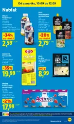 Gazetka promocyjna Lidl - Gazetka ważna od 10.09 do 12.09 - Gazetka - ważna od 12.09 do 12.09.2026 - strona 53 - produkty: Sok, Ser, Salami, Danone, Mlekovita, Actimel, Pilos, Müller, Napój mleczny, Deser, Ser salami, Ser twarogowy, Napój, Mleko