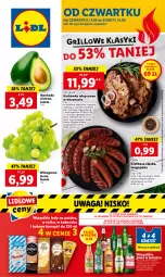 Gazetka promocyjna Lidl - GAZETKA - Gazetka - ważna od 13.08 do 13.08.2022 - strona 1 - produkty: Piwa, Gra, Karkówka wieprzowa, Lody, PIKOK, Wino, Waga, Grill, Olej, Kiełbasa, Kiełbasa śląska