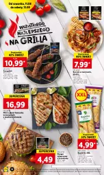 Gazetka promocyjna Lidl - GAZETKA - Gazetka - ważna od 13.08 do 13.08.2022 - strona 14 - produkty: Kurczak, Filet z piersi kurczaka, Burger, Boczek, Grill