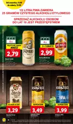 Gazetka promocyjna Lidl - GAZETKA - Gazetka - ważna od 13.08 do 13.08.2022 - strona 32 - produkty: Piwa, Książęce, Gra, Perła, Kozel