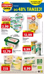 Gazetka promocyjna Lidl - GAZETKA - Gazetka - ważna od 13.08 do 13.08.2022 - strona 47 - produkty: Maasdam, Ser, Por, Mazdamer, Twaróg, Chia, Pilos, Margaryna, Twaróg półtłusty, Gouda, Flora, Masło, Napój