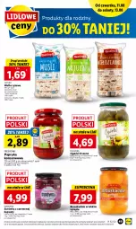 Gazetka promocyjna Lidl - GAZETKA - Gazetka - ważna od 13.08 do 13.08.2022 - strona 49 - produkty: Ser, Ryż, Mus, Surówka, Papryka, Runoland, Wafle, Syrop, Brzoskwinie