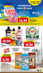 Gazetka promocyjna Lidl - GAZETKA - Gazetka - ważna od 13.08 do 13.08.2022 - strona 61 - produkty: Tablet, Kuchnia, Silan, Płyn do płukania, Fairy, Zmywarki, Olej, Tabletki do zmywarki, Meble, Fa