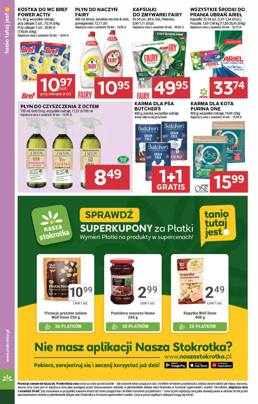 Gazetka promocyjna Stokrotka - Supermarket - ważna 17.07 do 23.07.2025 - strona 40 - produkty: Ariel, Bref, Fa, Fairy, Gra, Granat, Hama, Kopytka, Mięso, Owoce, Pistacje, Pomidory, Pur, Purina, Tea tree, Warzywa, Zmywarki