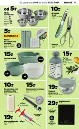 Gazetka promocyjna Netto - Wielkanoc zapowiedź - Gazetka - ważna od 27.03 do 27.03.2024 - strona 5 - produkty: Noż, Termometr, Nożyce, Warka, Tarka, Waga, Miska