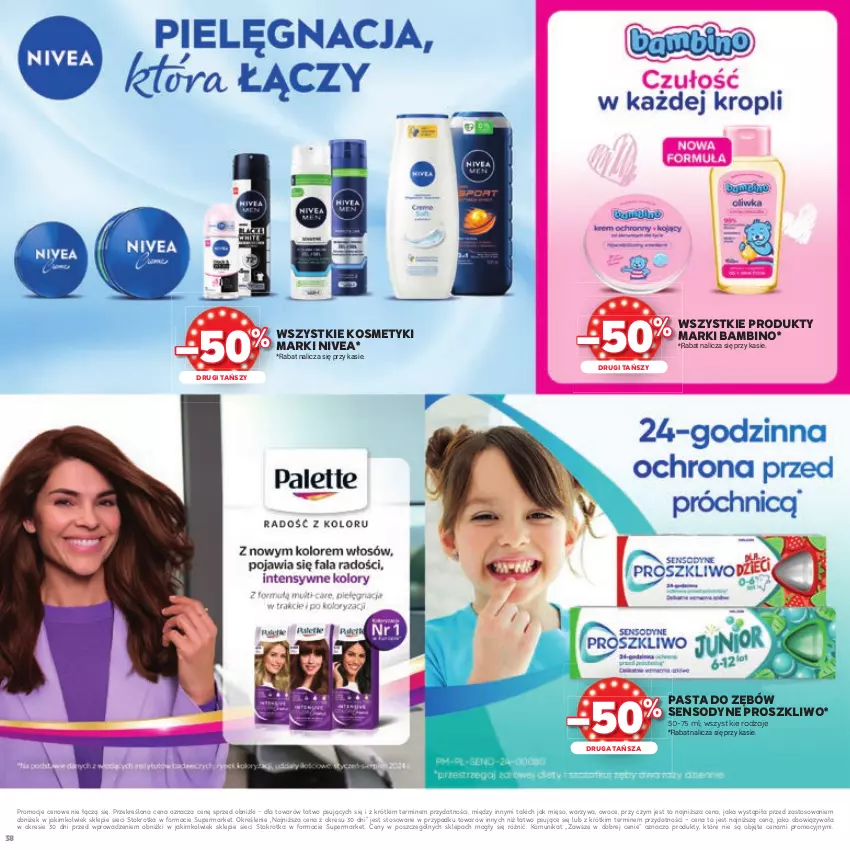 Gazetka promocyjna Stokrotka - Katalog Urodziny! - ważna 11.09 do 24.09.2025 - strona 38 - produkty: Mięso, Nivea, Owoce, Sensodyne, Warzywa