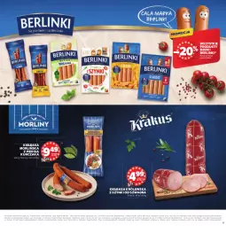 Gazetka promocyjna Stokrotka - Katalog Urodziny! - Gazetka - ważna od 24.09 do 24.09.2025 - strona 27 - produkty: Kurczak, Krakus, Warzywa, Gra, Morliny, Owoce, Kiełbasa, Berlinki, Mięso