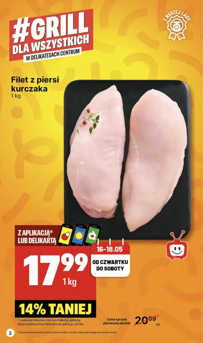 Gazetka promocyjna Delikatesy Centrum - NOWA GAZETKA Delikatesy Centrum od 16 maja! 16-22.05.2024 - ważna 16.05 do 22.05.2024 - strona 2 - produkty: Filet z piersi kurczaka, Kurczak, Rum