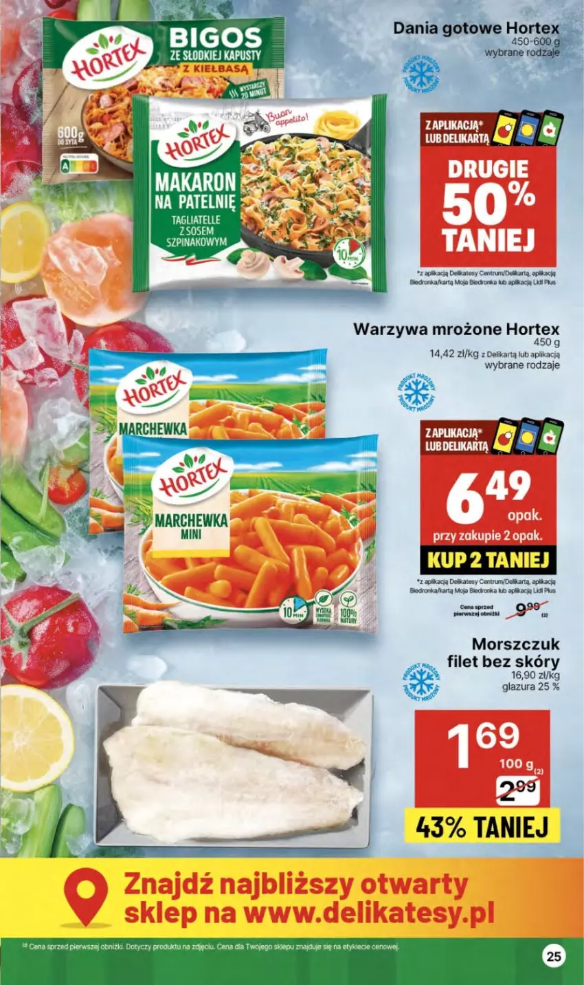 Gazetka promocyjna Delikatesy Centrum - NOWA GAZETKA Delikatesy Centrum od 16 maja! 16-22.05.2024 - ważna 16.05 do 22.05.2024 - strona 25 - produkty: Bigos, Dell, Glazura, Hortex, Lazur, Rum, Szpinak, Tagliatelle, Warzywa