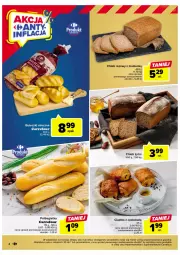 Gazetka promocyjna Carrefour - Gazetka Targ świeżości - Gazetka - ważna od 11.02 do 11.02.2023 - strona 4 - produkty: Bułeczki, Bagietka, Półbagietka, Bułeczki mleczne, Chleb