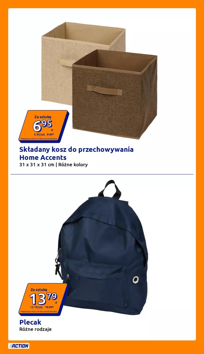 Gazetka promocyjna Action - Gazetka tydzień 34 2026 - ważna 19.08 do 25.08.2026 - strona 2 - produkty: Kosz, Plecak