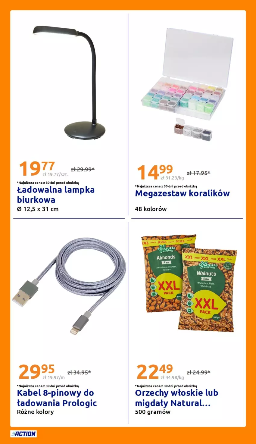 Gazetka promocyjna Action - Gazetka tydzień 34 2026 - ważna 19.08 do 25.08.2026 - strona 21 - produkty: Biurko, Gra, Migdały