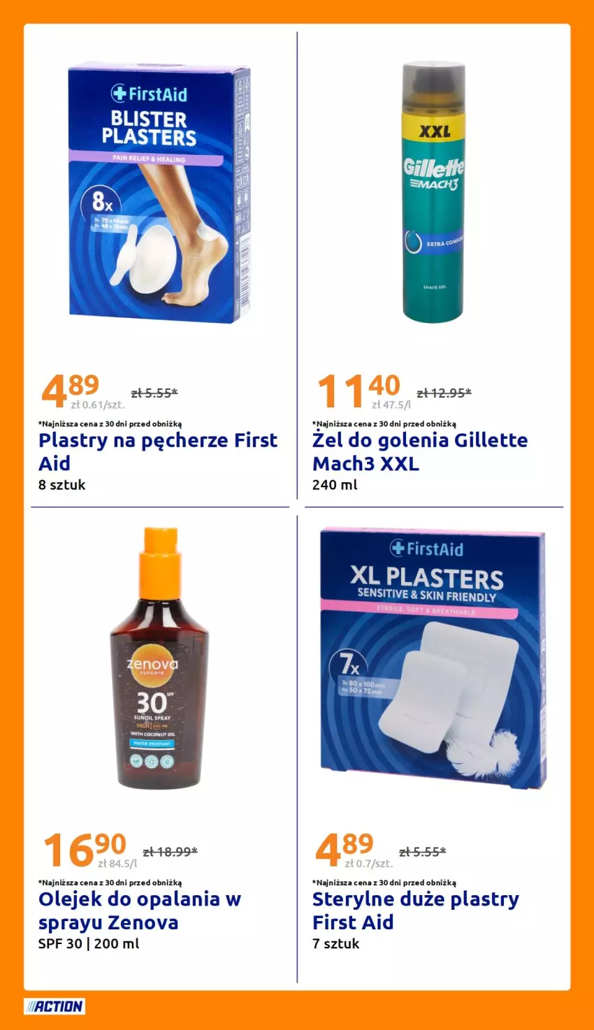 Gazetka promocyjna Action - Gazetka tydzień 34 2026 - ważna 19.08 do 25.08.2026 - strona 24 - produkty: Fa, Gillette, Mach3, Olej