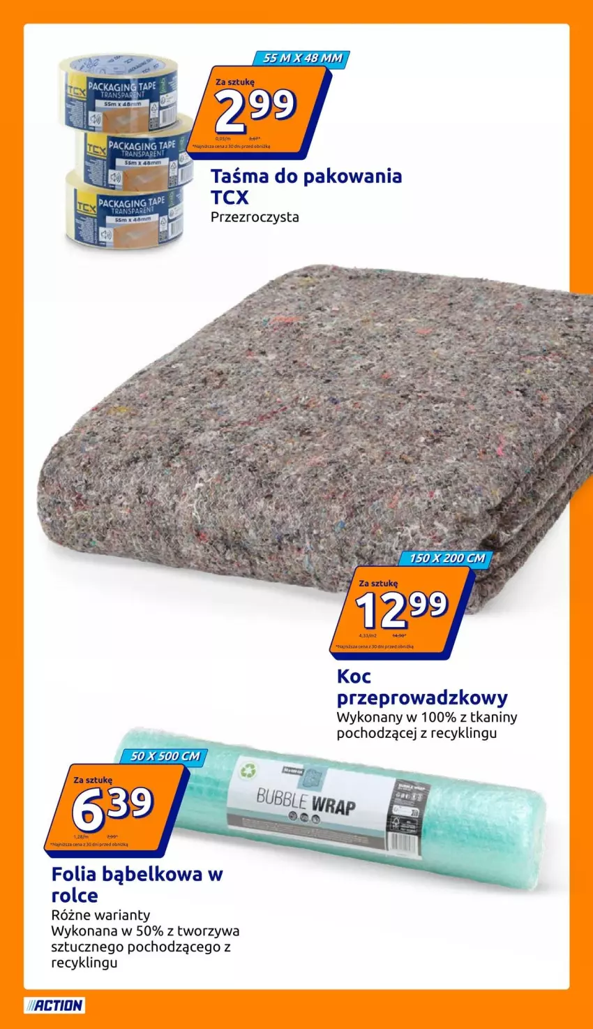 Gazetka promocyjna Action - Gazetka tydzień 34 2026 - ważna 19.08 do 25.08.2026 - strona 5 - produkty: Koc
