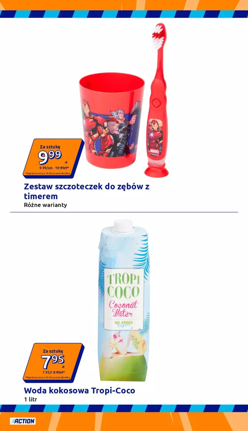 Gazetka promocyjna Action - Gazetka tydzień 40 2026 - ważna 30.09 do 06.10.2026 - strona 19 - produkty: Kokos, Woda