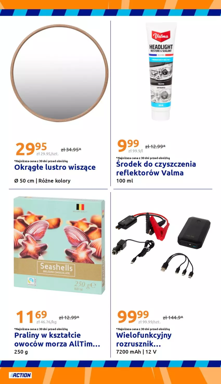 Gazetka promocyjna Action - Gazetka tydzień 40 2026 - ważna 30.09 do 06.10.2026 - strona 26 - produkty: Lustro, Praliny, Reflektor