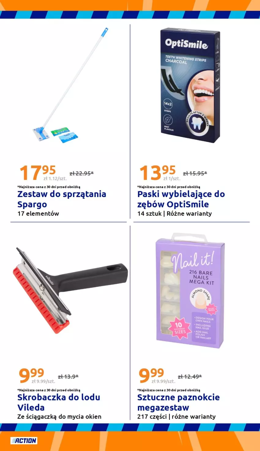 Gazetka promocyjna Action - Gazetka tydzień 40 2026 - ważna 30.09 do 06.10.2026 - strona 31 - produkty: Skrobaczka, Vileda
