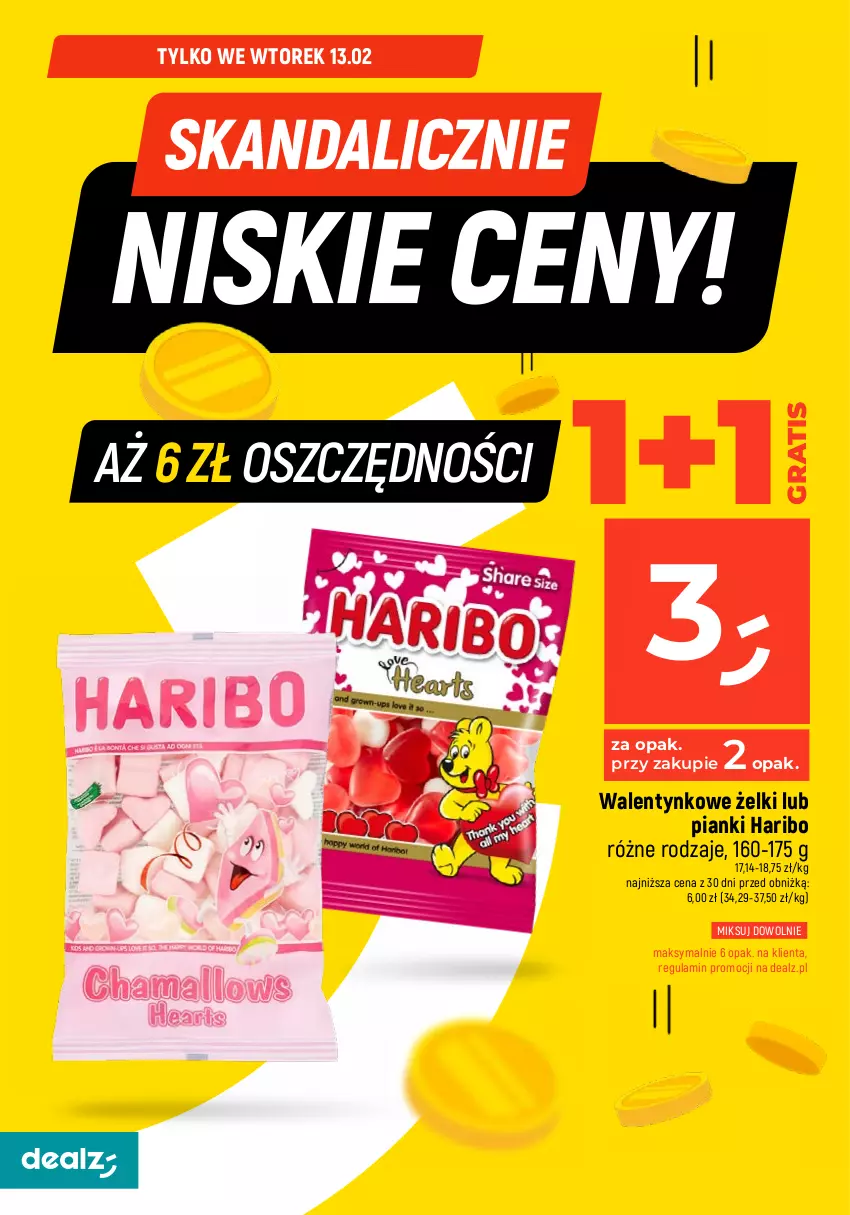 Gazetka promocyjna Dealz - Oszczędzaj każdego dnia! - ważna 12.02 do 14.02.2024 - strona 6 - produkty: Fa, Gra, Haribo, Praliny, Raffaello