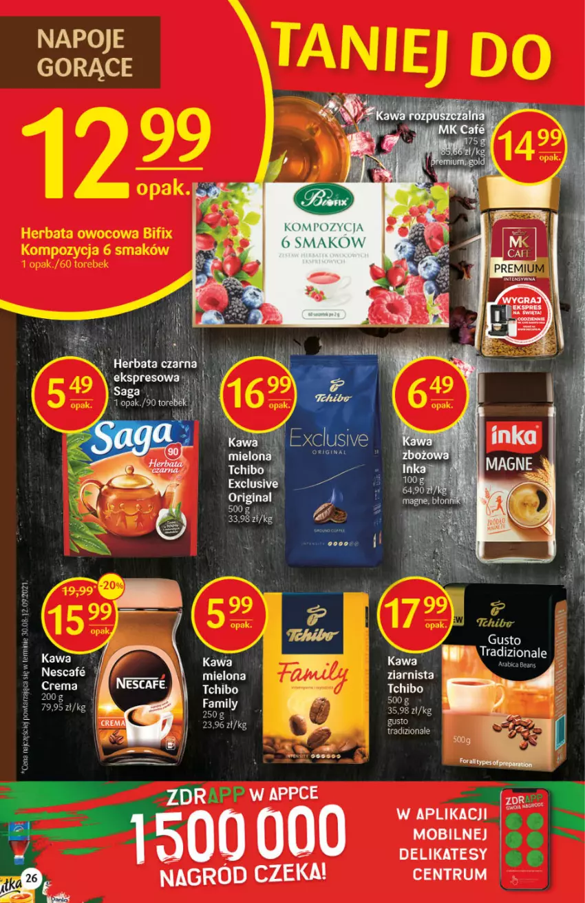 Gazetka promocyjna Delikatesy Centrum - Gazetka DC44 n. fresh - ważna 04.11 do 09.11.2021 - strona 26 - produkty: Kawa, Mobil, Napoje, Rum, Tchibo