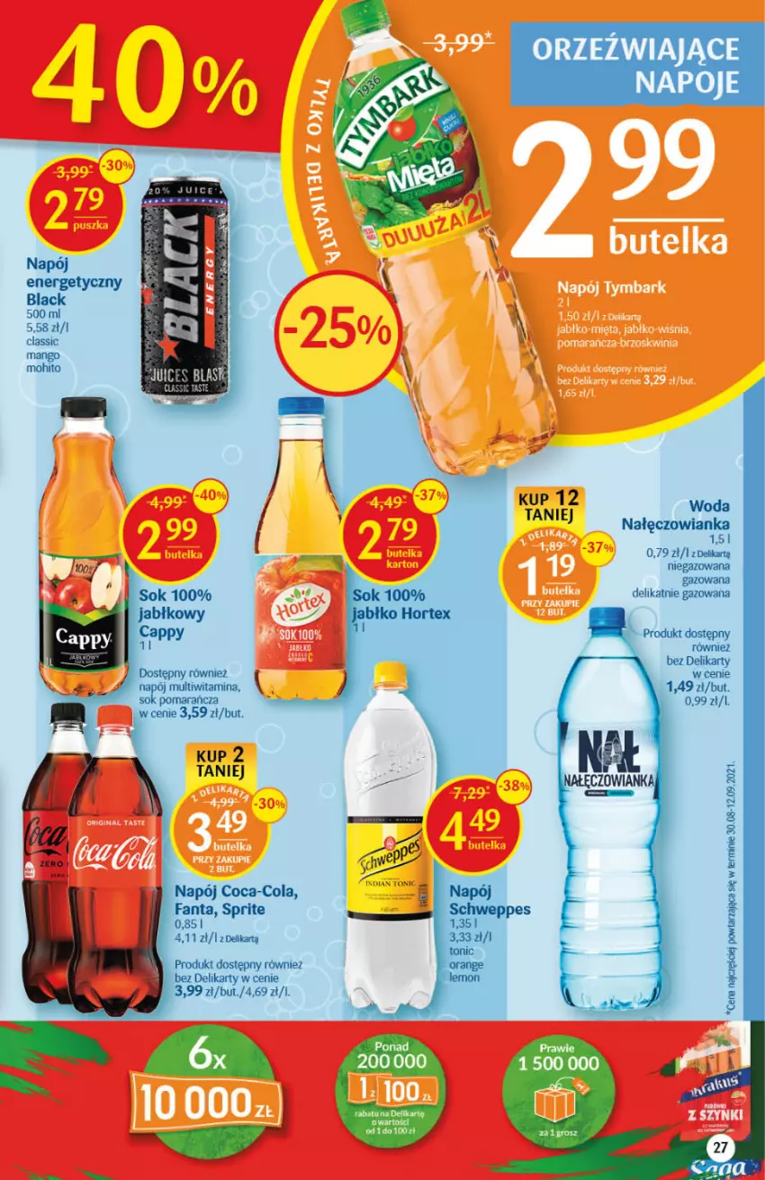 Gazetka promocyjna Delikatesy Centrum - Gazetka DC44 n. fresh - ważna 04.11 do 09.11.2021 - strona 27 - produkty: Fa, Fanta, Napoje, Sprite