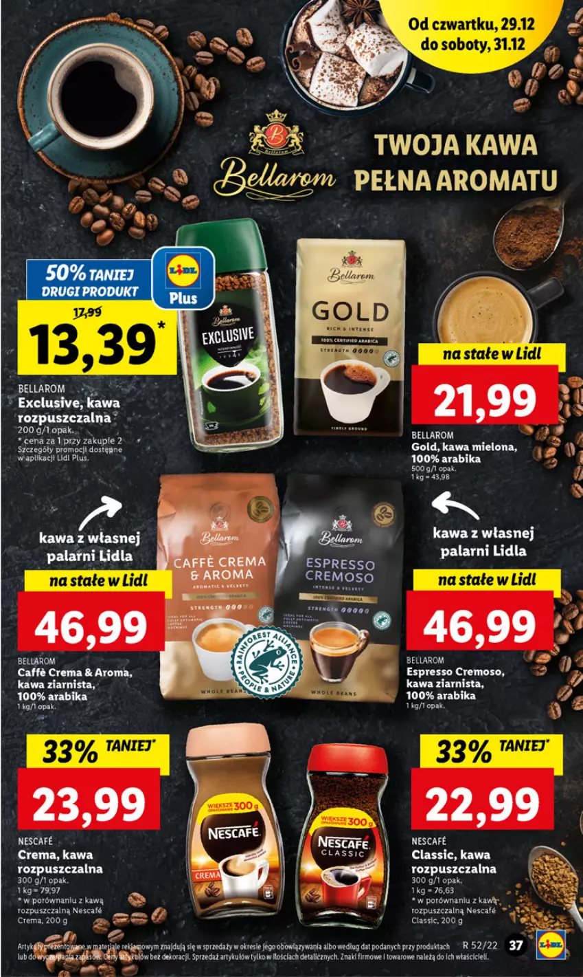 Gazetka promocyjna Lidl - GAZETKA - ważna 29.12 do 31.12.2022 - strona 39 - produkty: Bell, Bella, BIC, Dell, Kawa, Kawa mielona, Kawa rozpuszczalna, Kawa ziarnista, LG, Por