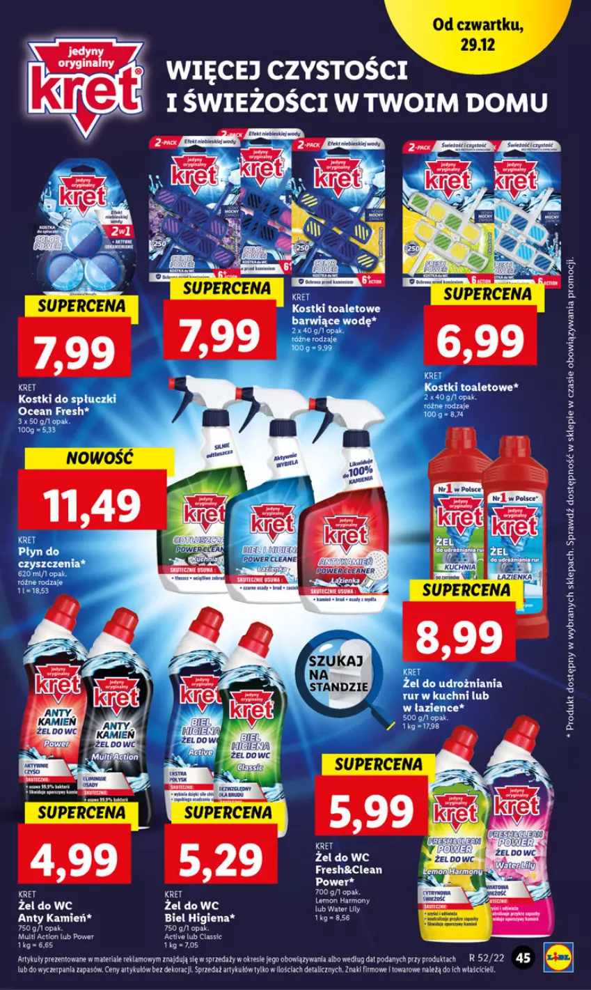 Gazetka promocyjna Lidl - GAZETKA - ważna 29.12 do 31.12.2022 - strona 47 - produkty: Kret, Kuchnia, Top