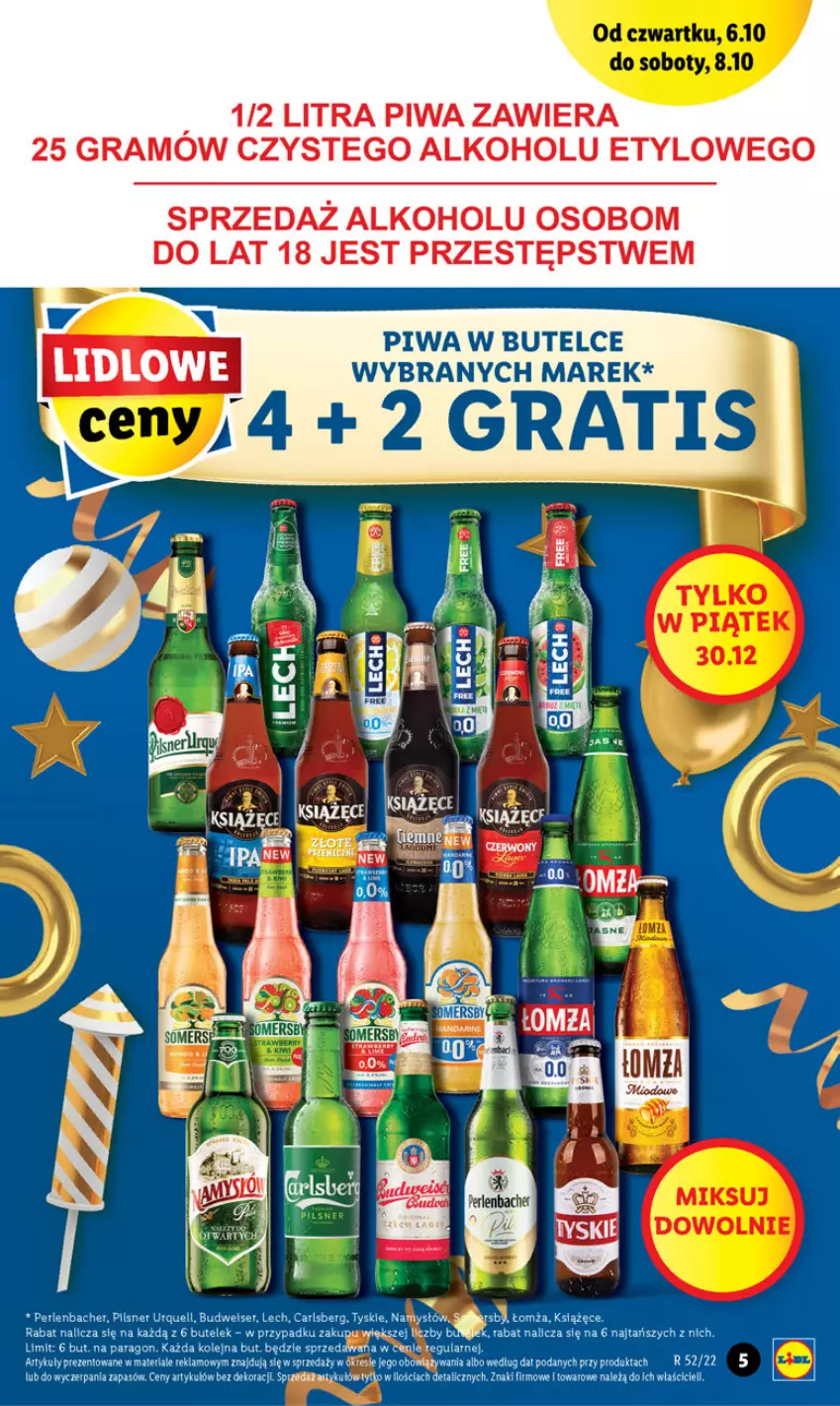 Gazetka promocyjna Lidl - GAZETKA - ważna 29.12 do 31.12.2022 - strona 5 - produkty: Gra, Piwa