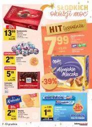 Gazetka promocyjna Intermarche - Gazetka promocyjna - Gazetka - ważna od 13.12 do 13.12.2021 - strona 33 - produkty: Ciastka, Krakus, Por, Cukier, Mleczko, Sport, Czekolada, Mentos, Guma do żucia, Cukierki, Krakuski, Milka